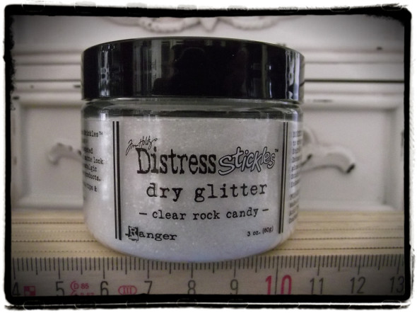 Tim Holtz Distress Stickles Dry Glitter Clear Rock Candy