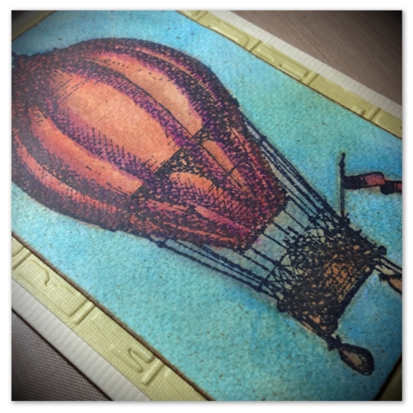 Tim Holtz Distress Watercolor Card