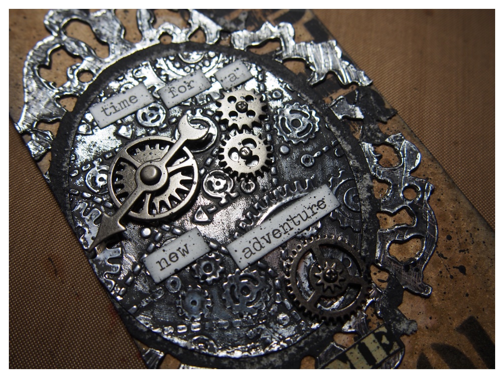 Tim Holtz Steampunk Layering Stencils Gears & Clock Patterns Stampers  Anonymous