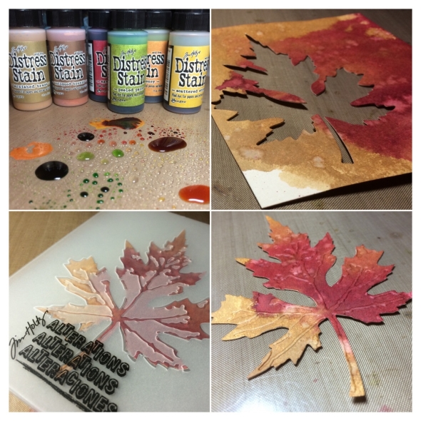 Tim Holtz Layered Leaf