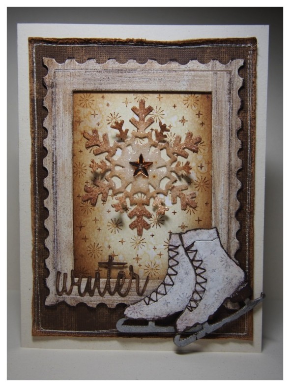 Tim Holtz Vintage Christmas Card