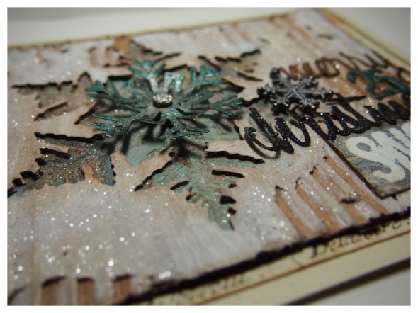 Layered Snowflake Christmas Card