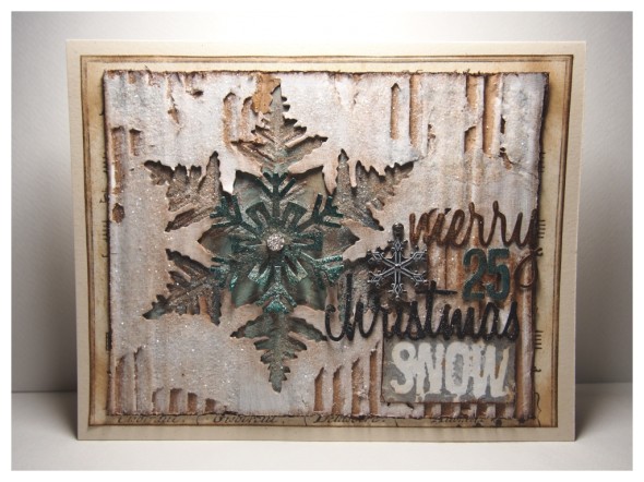 Layered Snowflake Christmas Card