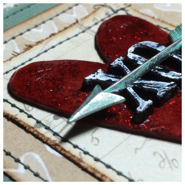 Tim Holtz Valentines Card