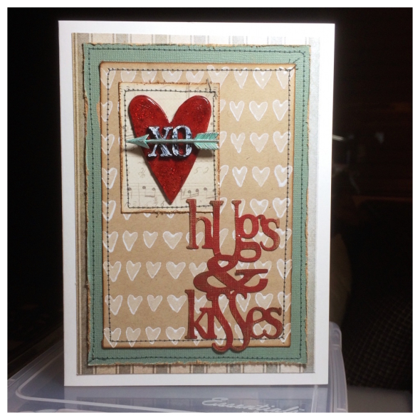 Tim Holtz Valentines Card