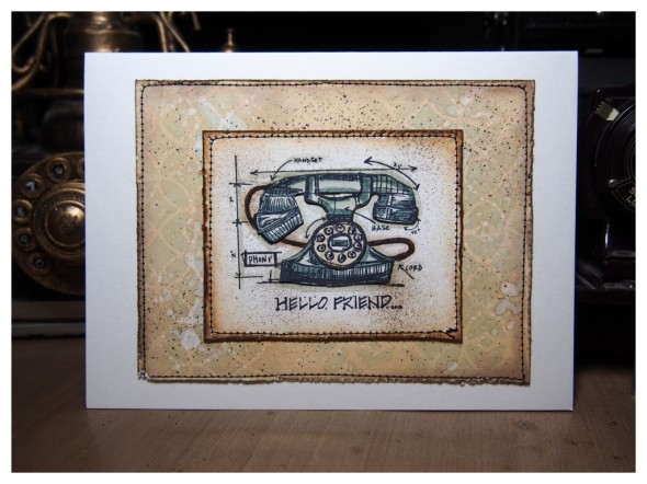 Tim Holtz Blueprint Cards