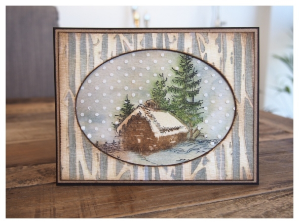 iGirlZoe: Scribble Woodland Christmas Card