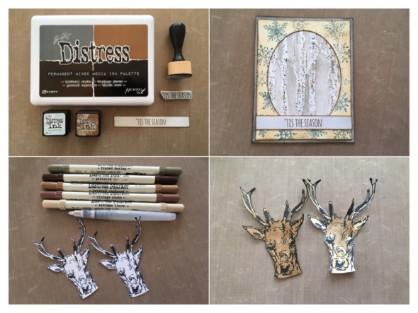 iGirlZoe: Scribble Woodland Deer Card