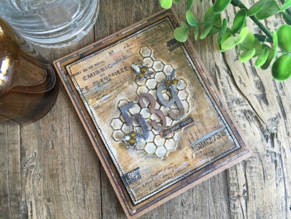 Tim Holtz Travel Stamp Platform: 6.5 x 6.5 inches 