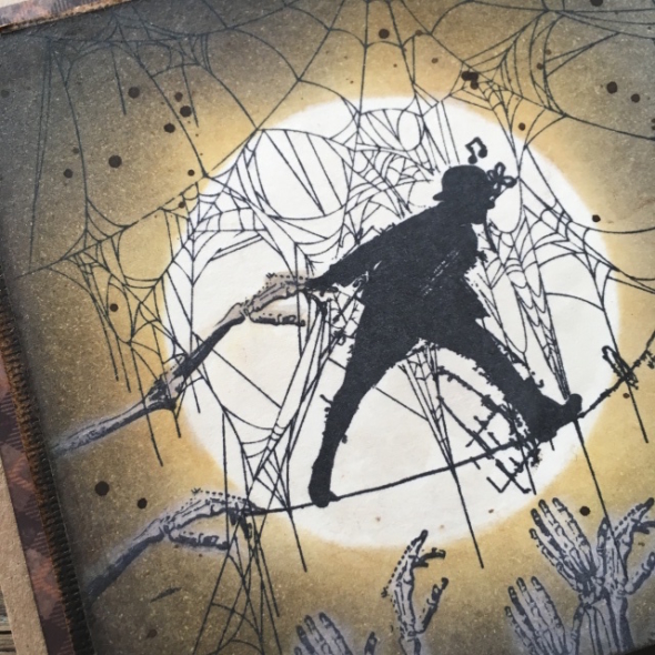 iGirlZoe: Tim Holtz Lost in the Darkness Halloween Card