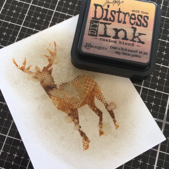 iGirlZoe: Tim Holtz stampers anonymous holiday stamps modern christmas deer