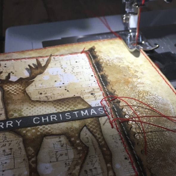 iGirlZoe: Tim Holtz stampers anonymous holiday stamps modern christmas deer