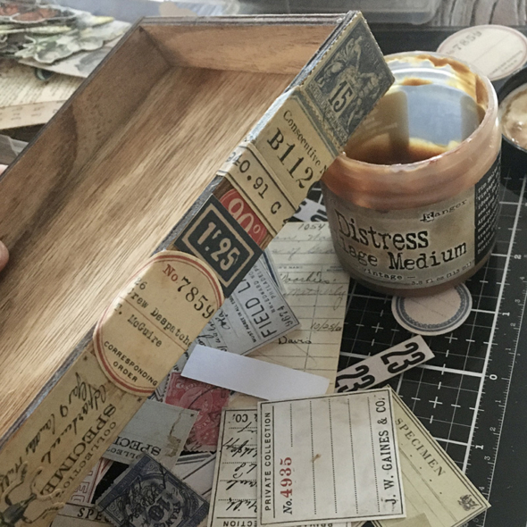 igirlzoe: tim holtz idea-ology vignette tray corked vials apothecary bottles creativation 2020