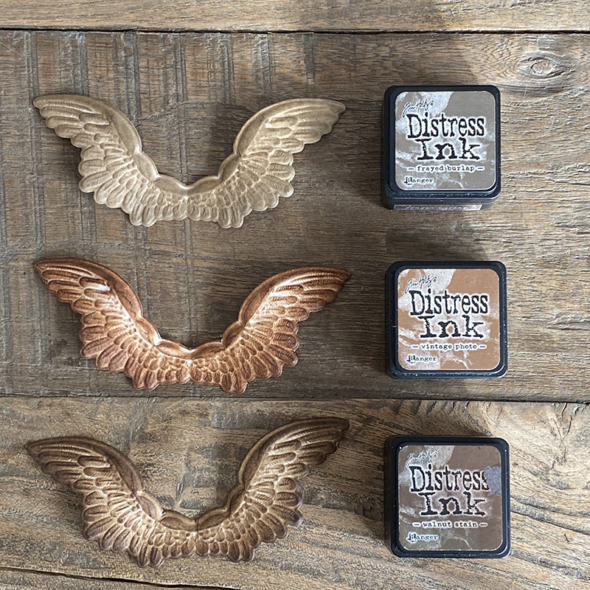 igirlzoe: tim holtz sizzix winged 3D impresslits distinguished framelits dies stampers anonymous