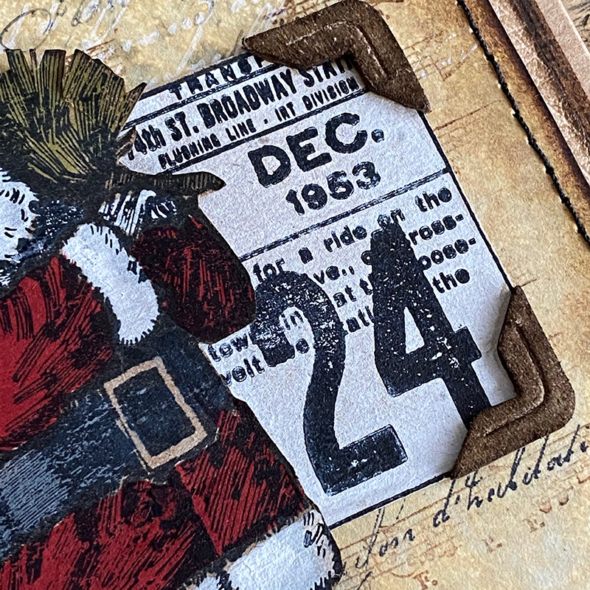 igirlzoe: tim holtz stampers anonymous vintage holidays CMS423 stamps distress kraft heavystock