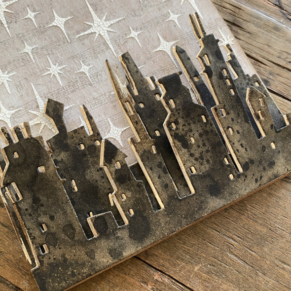 igirlzoe: tim holtz sizzix chapter 1 the park alphanumeric stretch upper cityscape skyline