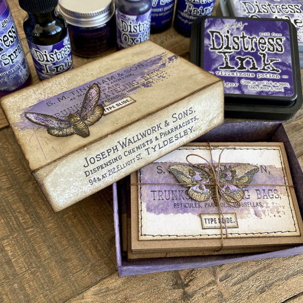 igirlzoe: tim holtz villainous potion distress ranger ink