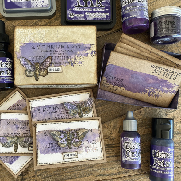 igirlzoe: tim holtz villainous potion distress ranger ink