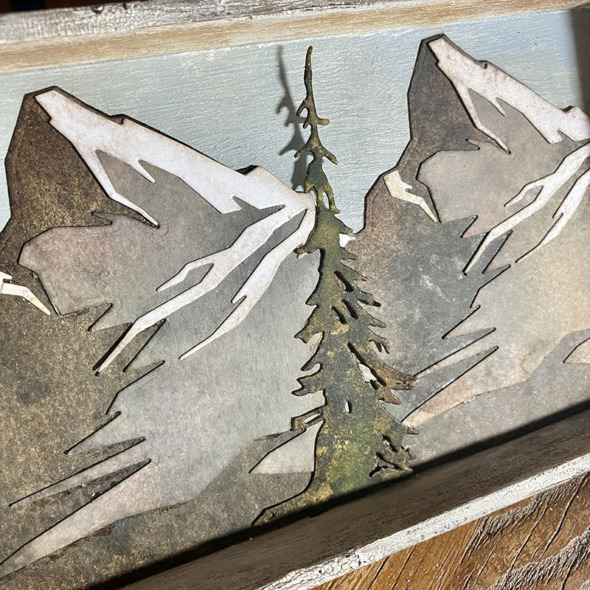 igirlzoe: tim holtz sizzix mountain top tall pines paper village 2 thinlits dies