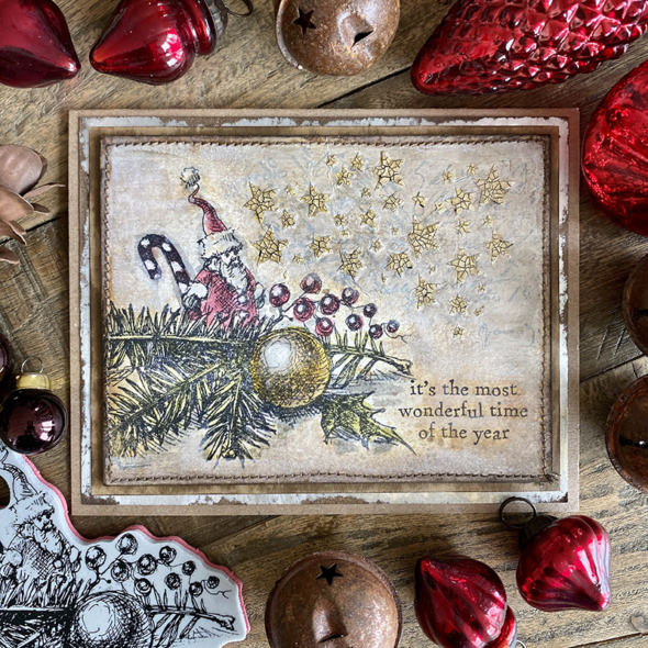 igirlzoe: tim holtz stampers anonymous cozy christmas