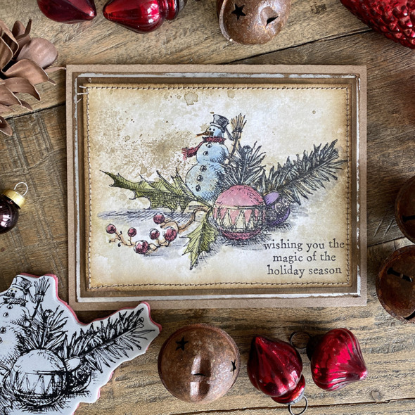 igirlzoe: tim holtz stampers anonymous cozy christmas