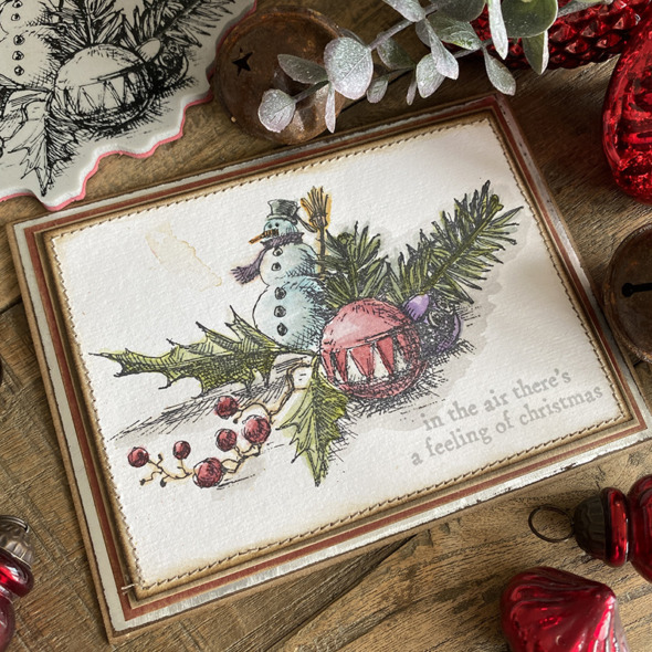 igirlzoe: tim holtz stampers anonymous cozy christmas