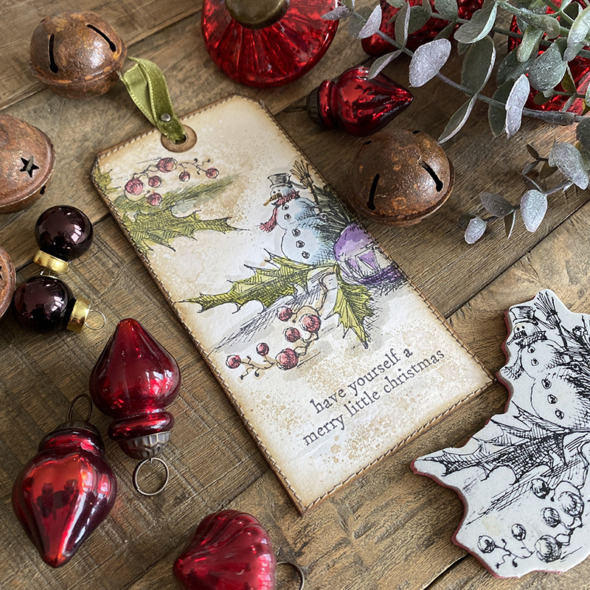 igirlzoe: tim holtz stampers anonymous cozy christmas