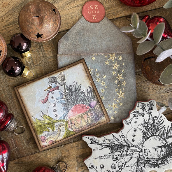 igirlzoe: tim holtz stampers anonymous cozy christmas