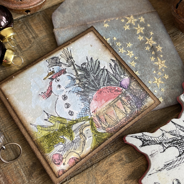 igirlzoe: tim holtz stampers anonymous cozy christmas