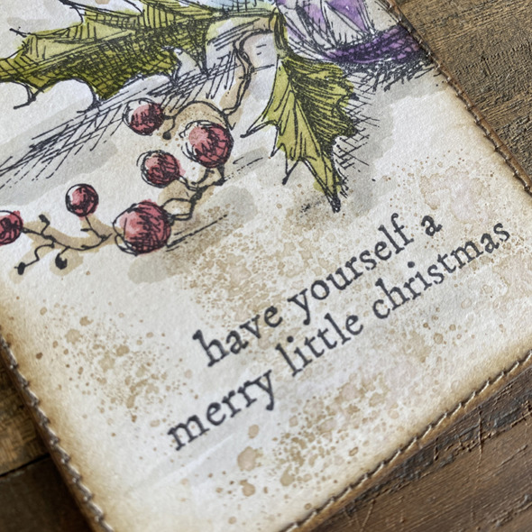 igirlzoe: tim holtz stampers anonymous cozy christmas