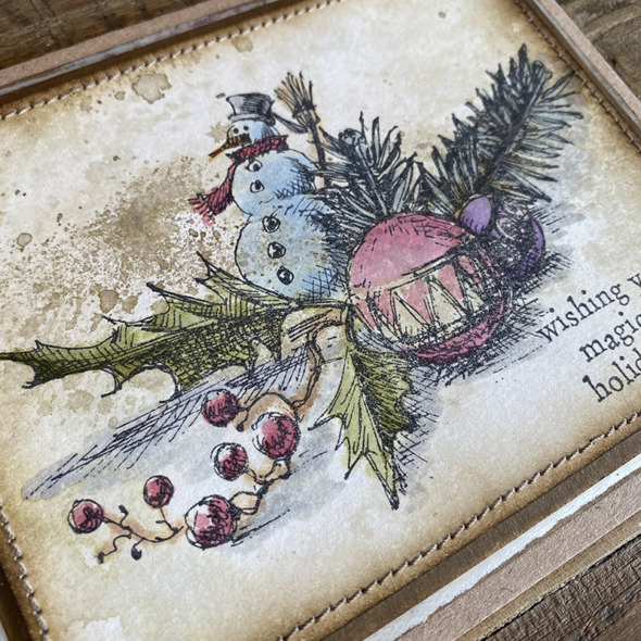 igirlzoe: tim holtz stampers anonymous cozy christmas