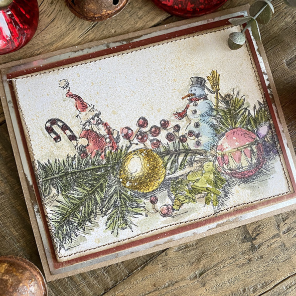 igirlzoe: tim holtz stampers anonymous cozy christmas