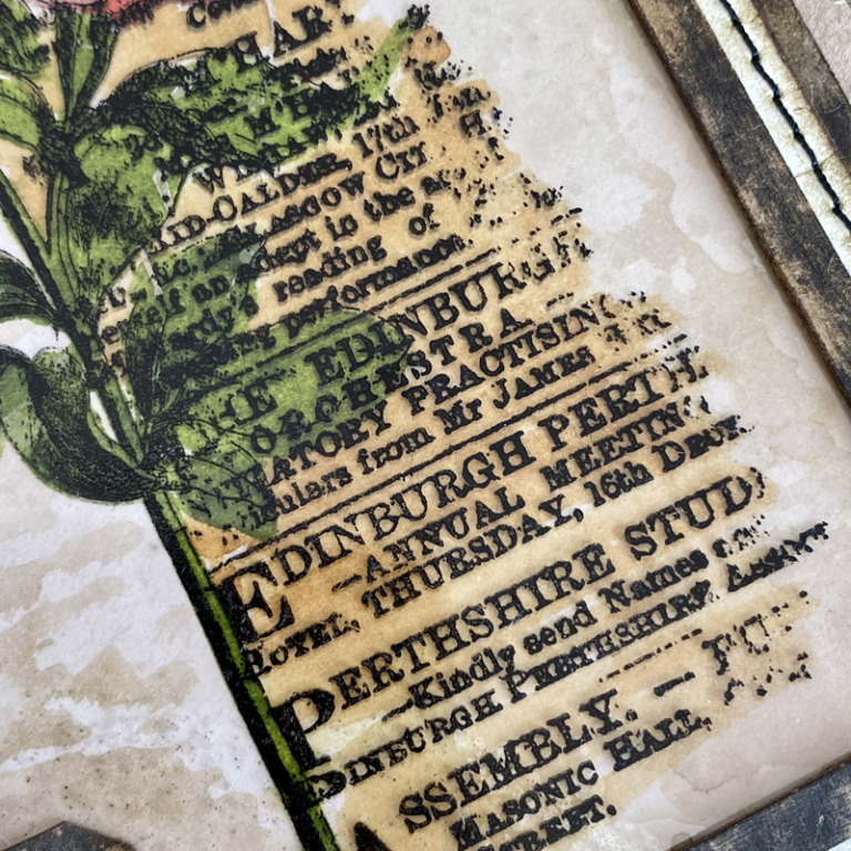 Botanic Collage Mica – iGirlZoe, Crafter & Tim Holtz Addict