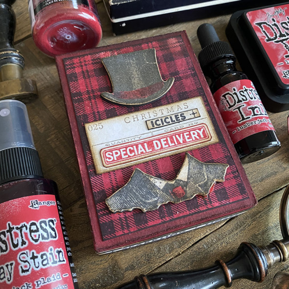 igirlzoe: tim holtz lumberjack plaid distress ranger ink