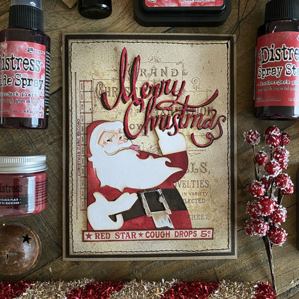 igirlzoe: tim holtz lumberjack plaid distress ranger ink