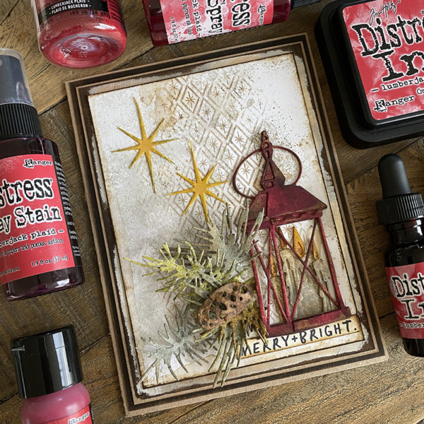 igirlzoe: tim holtz lumberjack plaid distress ranger ink