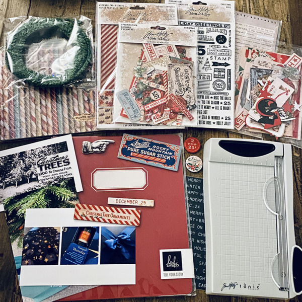 Plays Well With Paper: Tim Holtz Christmas Ideaology Samples 2021