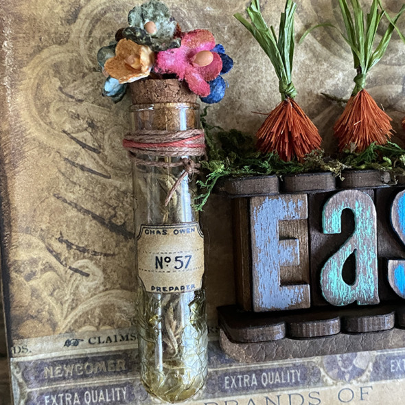 igirlzoe: tim holtz idea-ology easter salvaged rabbits tiny eggs