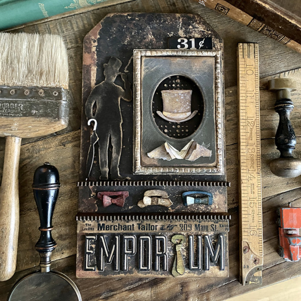 igirlzoe: tim holtz sizzix 2023 everyday collection tailored gentlemen emporium 